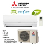 Mitsubishi Air Conditioner R32 standard NON-Inverter JR series 1.0HP 1.5HP 2.0HP MS-JR10VF