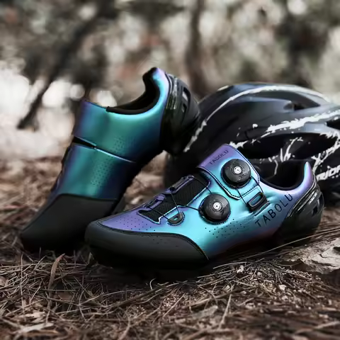 New Men's And Women's Cycling Shoes,Cycling Sports Shoes, Anti Slip Couple Mountain Cycling Shoes, R