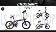 [100%SIAP PASANG] 20 inch CROSSMAC HAAGEN 10 Folding Bike With Shimano Deore 10 speed