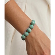 Natural Cyan Round Peruvian Amazonite Bracelet Genuine Peru Amazonite Bead for DIY Jewelry Making 6 
