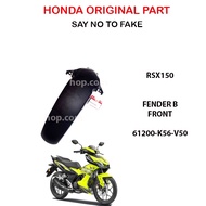 RSX COVER RSX150 FRONT FENDER B  ORIGINAL HONDA 61200-K56-V50 RS-X DEPAN FENDER COVER HITAM