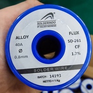 Timah Solder merek Solderindo 1 kg 0.8mm