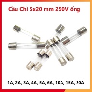 Fuse 5x20 mm 250V glass tube 1A, 2A, 3A, 4A, 5A, 6A, 10A, 15A, 20A, 5* 20mm tube fuse base, fuse cov
