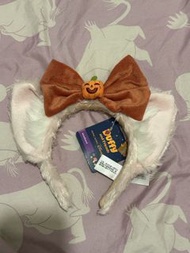 香港迪士尼 Duffy and Friends 萬聖節南瓜髮箍 Linabell