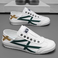 Men's Shoes Slip-On Casual Shoes Cover Foot Low-Top Sports Shoes Breathable Canvas Shoes Men's Drivi