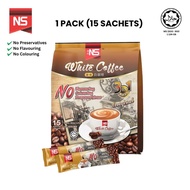 NS 3-in-1 Instant White Coffee  (30g x 15 sticks) EXPIRY MISPRINT ON OUTER PACK. CORRECT: 09/12/2026