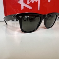 Ray·Ban Wayfarer RB2140Unisex Sunglasses - Glossy black frame/G15green lenses