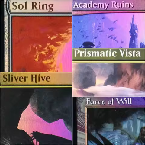 Foil "Exotic Orchard/Expedition Map/Sol Ring" TCG Proxy cards High Quality Cards Board Game Deck Col
