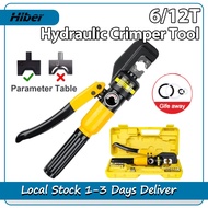 Hydraulic Crimping Tool 6/12T Manual Crimping Tool DIY Hydraulic Tool Cable Terminal Crimping Pliers