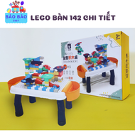 Bộ bàn Lego 142 Chi Tiết Cho Bé Đồ chơi xếp hình thông minh cho bé