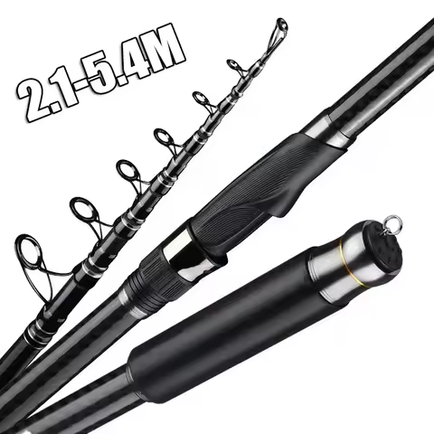 200g Lure 4.5/5.4m Sea Fishing Rod 36T Carbon Fiber Distance Throwing Ocean Boat Fishing Spinning Ro