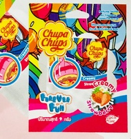 Chupa Chups  ถงหอมปรับอากาศ กลิ่น ครีมมี สตรอว์เบอร์รี่ แพ็ค 4 ขนาด 9g.