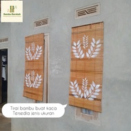 tirai bambu gulung/ tirai pintu / tirai jendela / kerey bambu turai murah