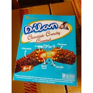 Dilan Chocolate Crunchy Caramel 5in1 ll WaferRoll Dilan Chocolate 1 Box Contains 12 pcs
