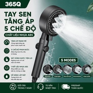 Convenient 5-mode pressure shower head, mist shower head, super water saving