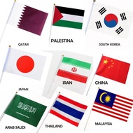 Hand Flags - ASIA Countries Hand Flags