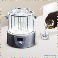 [Kesoto2] Glass Sake Set, Cold Sake Glasses, Household Sake Cups, Clear Sake Carafe, Bottle for Office, Housewarming, Wedding, Dining Table