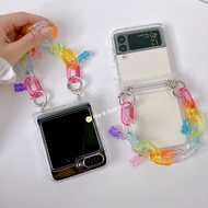 Hand Strap Case for Samsung Galaxy Flip7/Flip7FE/Flip6/Flip5/Flip4/Flip3 Z Flip 5 Z Flip 4 Z Flip 3 