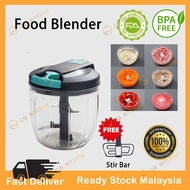 Multifunction BPA FREE 500/900ml Manual Speedy Food Blender Cutter Vegetable Hand Onion Kitchen Tool