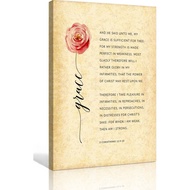 2 Corinthians 12 9-10 My Grace is Sufficient Bible Verse Wall Artwork for Hallway Decorative Paintin
