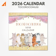 Active Corporation 2026 Calendar Wall Hanging TOCOROCOMUGI (January 2026 Start) 26ACL-79, Japan Diar