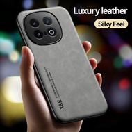 Luxury Silky Feel PU Leather Case Vivo IQOO 13 5G Soft TPU Back Cover IQOO13 Shockproof Casing