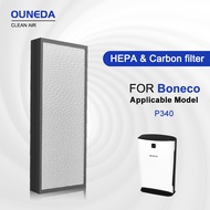 A341 HEPA &amp; Carbon Composite Filter for BONECO Air Purifier P340 Replacement HEPA &amp; Carbon Composite filter 397*217*38mm
