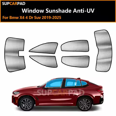 For Bmw X4 4 Dr Suv 2019-2025 Custom Car Window Sunshade Anti-UV Car Sun Window Visors Sunshade Cove