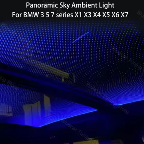 Panoramic Sky Ambient Light For BMW 3 5 7 series X3 X4 X5 X6 X7 G20 G30 G12, For BMW Roof Window Amb