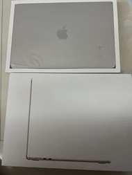 MacBook Air 15吋 8+256gb, M2 chip , 9成新，香港行貨，金色，全套