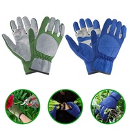 DDHW Anti-slip Leather Gloves Breathable Comfortable Weed Puling Up Gloves For Gardening Fishing Cla