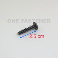 100 Pcs Baut Skrup Sekrup Filter HONDA Hitam M5x25 matic