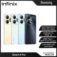Infinix Smart 8 Pro Smartphone 4GB RAM 128GB (Original) 1 Year Warranty