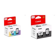 [sabah]  CANON INK  BLACK 47 & COLOR 57-S PIXMA INK PRINTER