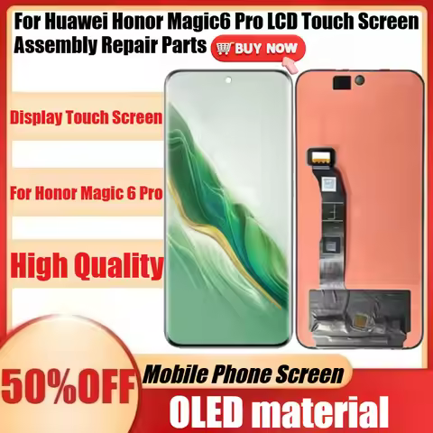 New OLED For Huawei Honor Magic6 Pro LCD Touch Screen Assembly Repair Parts For Honor Magic 6 Pro Di