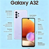 100% Authentic Samsung Galaxy A32 Android Mobile Phone 128GB Unlocked 5G Network Compatible All Loca