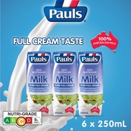 yzkrvv2_64PAULS Pure UHT Milk, 250ml (Pack of 6) (Halal) (Halal)