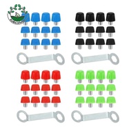 [Whcart] 12 Soccer Cleats, Athletic Shoe Spikes, Nylon Threaded Screws, Soccer Cleats with Wrench fo