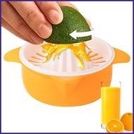 Lemon Juicer Squeezer Heavy-Duty Hand Lime Squeezer Portable Orange Juicer with Strainer Easy Juicin