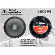 Speaker Woofer Black Spider 15500 MB 15 Inch ORI Komponen Black Spider 15500MB 15 Full Range