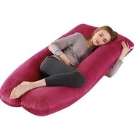 Genuine Zcare U-shaped pregnancy pillow reduces cramps with Korean velvet fabric & 7D Thai cotton - 