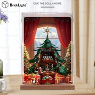 BrickLight™Family Christmas Tree Acrylic Display Box for Lego41843 Building Blocks Transparent Dustp