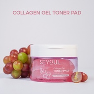 SEYOUL Brightening Gel & Collagen Gel Toner Pads มีโมเลกุล Hyluronoc Acid คอยให้ความชุ่มชื้น และ