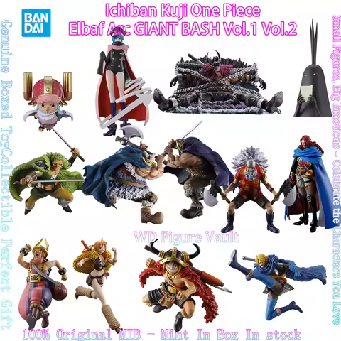 In Stock Bandai Ichiban Kuji One Piece Elbaf Arc GIANT BASH!! Vol.1/2 Loki Dorry Monkey D. Luffy Uso