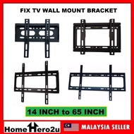 Universal LED LCD PLASMA TV Wall Mount Fix Bracket Braket 14 32 26 32 40 49 50 55 58 60 65 inch Murah Kuat - Homehero2u