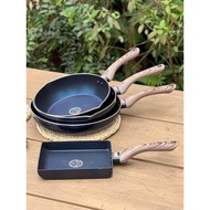 Diamond Kakusee non-stick pan - size 22cm deep JPN028