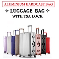 20" ALUMINIUM BAG -- Hardcase Luggage Bag