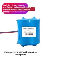 FEIZHUXIANSEN | High Capacity Solar Battery with Protection Board 3.2v Lithium Iron Phosphate 32650