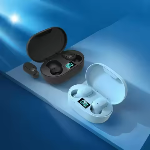 E6S Wireless Bluetooth Earphones Wireless Headphones TWS Headset Noise Cancelling Earbuds with Micro