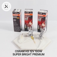 HALOGEN LAMP BULB OSRAM H3 12V 100W LAMP/ - SUPER BRIGHT PREMIUM